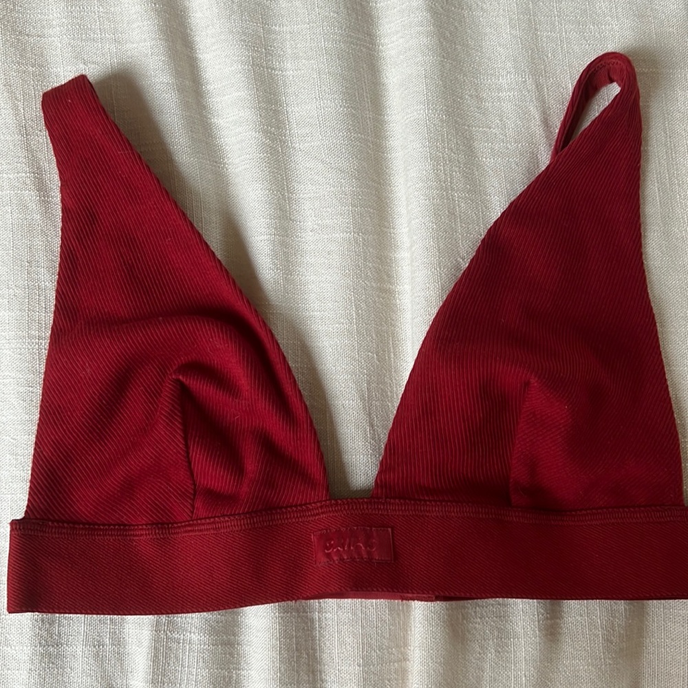 Skims ribbed cotton bra